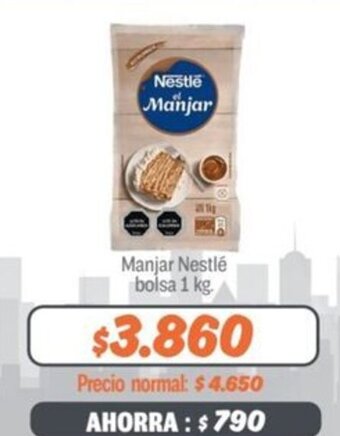 Mayorista 10 Manjar Nestlé bolsa 1 kg. oferta