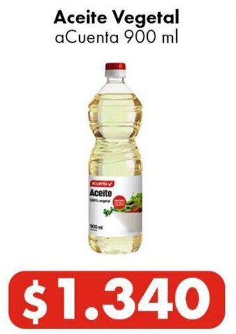 Super Bodega a Cuenta Aceite Vegetal aCuenta 900 ml oferta