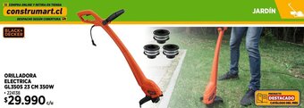 Construmart BLACK+ DECKER ORILLADORA ELECTRICA GL350S 23 CM 350W oferta