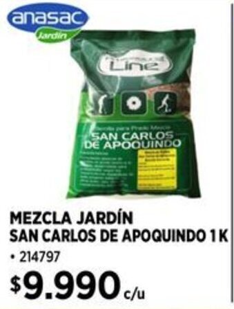 Construmart MEZCLA JARDÍN SAN CARLOS DE APOQUINDO 1K oferta