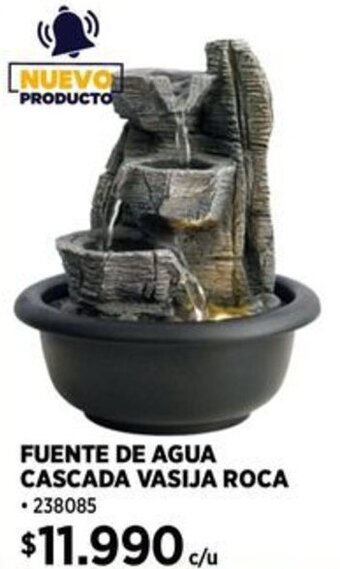 Construmart FUENTE DE AGUA CASCADA VASIJA ROCA oferta