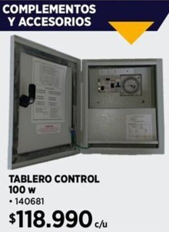 Construmart TABLERO CONTROL 100 w oferta