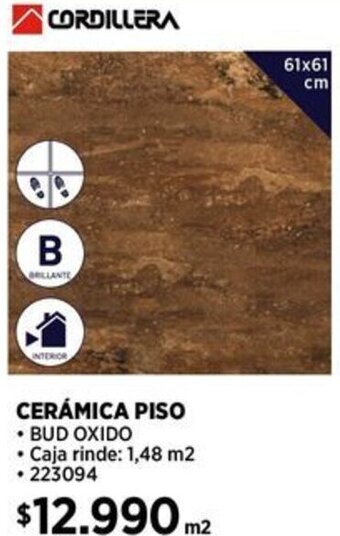 Construmart CERÁMICA PISO 61x61cm oferta