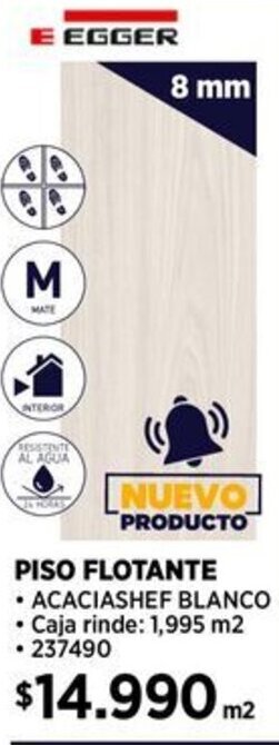 Construmart EGGER PISO FLOTANTE 8mm oferta