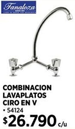 Construmart Fanaloza COMBINACION LAVAPLATOS CIRO EN V oferta