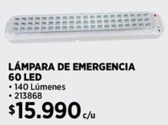 Construmart LÁMPARA DE EMERGENCIA 60 LED oferta