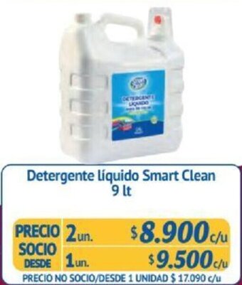 Alvi Detergente líquido Smart Clean 2un x 9lt oferta