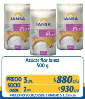 Alvi Azúcar flor lansa 3un x 500g oferta