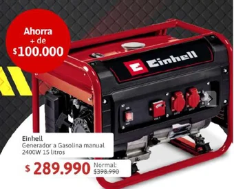 Easy Einhell Generador a Gasolina manual 2400W 15 litros oferta