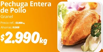 Unimarc Pechuga Entera de Pollo oferta