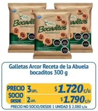 Alvi Galletas Arcor Receta de la Abuela bocaditos 300 g x 3un oferta