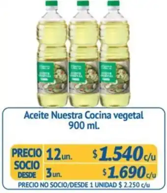 Alvi Aceite Nuestra Cocina vegetal 900 ml x 3un oferta
