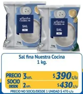 Alvi Sal fina Nuestra Cocina 1 kg x 2un oferta