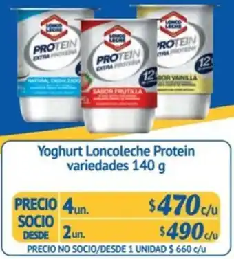 Alvi Yoghurt Loncoleche Protein variedades 140 g x 4un oferta