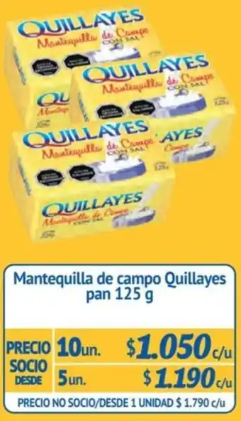 Alvi Mantequilla de campo Quillayes pan 125 g x 5un oferta