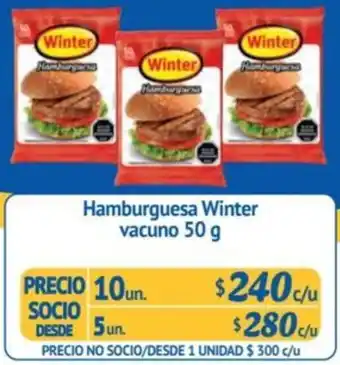 Alvi Hamburguesa Winter vacuno 50 g x 5un oferta