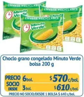 Alvi Choclo grano congelado Minuto Verde bolsa 200g x 3bol oferta