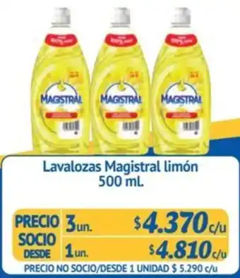Alvi Lavalozas Magistral limón 500 ml x 3un oferta