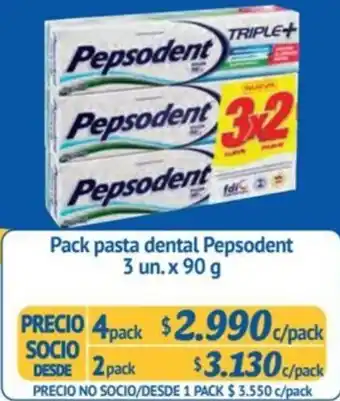 Alvi Pack pasta dental Pepsodent 3 un. x 90 g x 4pack oferta