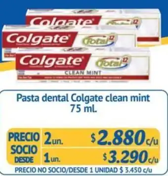Alvi Pasta dental Colgate clean mint 75 ml x 2un oferta