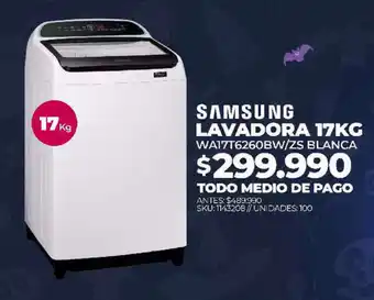 Abcdin SAMSUNG LAVADORA 17KG oferta