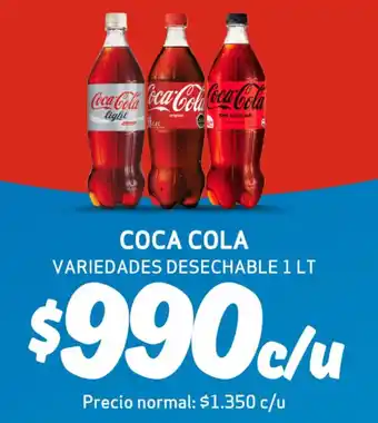 Unimarc COCA-COLA VARIEDADES DESECHABLE 1 LT oferta