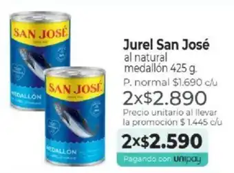 Mayorista 10 Jurel San José al natural medallón 425 g. x 2 oferta