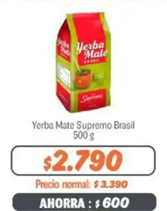 Mayorista 10 Yerba Mate Supremo Brasil 500 g oferta