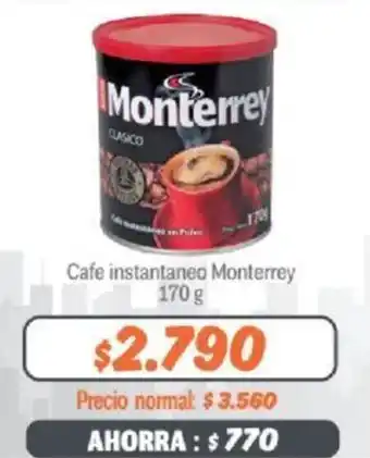 Mayorista 10 Cafe instantaneo Monterrey 170 g oferta