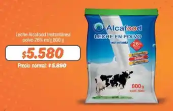 Mayorista 10 Leche Alcafood Instantánea polvo 26% m/g 800 g oferta
