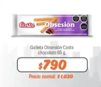 Mayorista 10 Galleta Obsesión Costa chocolate 85 g. oferta
