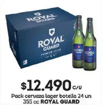 Tottus Royal Guard Pack Cerveza Lager Botella 24un 355cc oferta
