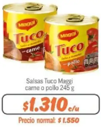 Mayorista 10 Salsas Tuco Maggi carne o pollo 245 g oferta