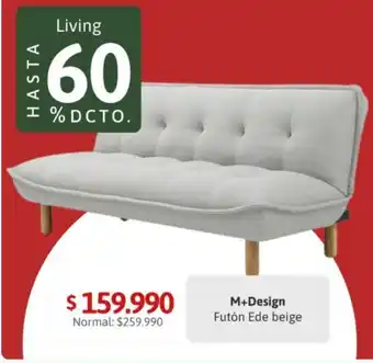Easy M+Design Futón Ede beige oferta