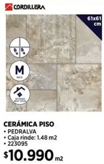 Construmart CERÁMICA PISO 61x61cm oferta