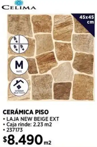 Construmart CERÁMICA PISO 45x45cm oferta