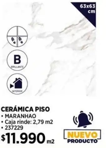Construmart CERÁMICA PISO 63x63cm oferta