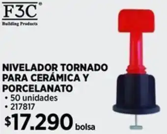 Construmart NIVELADOR TORNADO PARA CERÁMICA Y PORCELANATO oferta