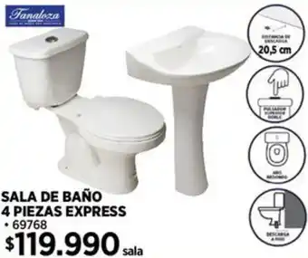 Construmart SALA DE BAÑO 4 PIEZAS EXPRESS oferta