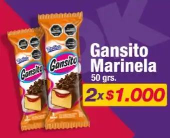 OK Market Gansito Marinela 50 grs. x 2 oferta