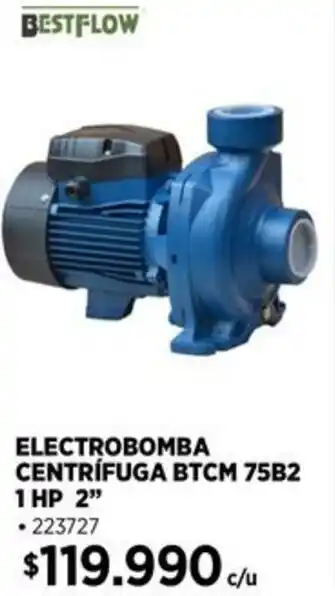Construmart BESTFLOW ELECTROBOMBA CENTRIFUGA BTCM 75B2 1 HP 2" oferta