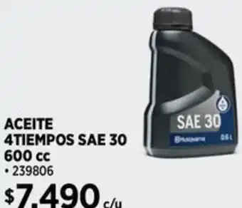 Construmart ACEITE 4TIEMPOS SAE 30 600cc oferta