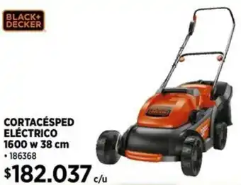 Construmart BLACK+ DECKER CORTACÉSPED ELÉCTRICO 1600w 38cm oferta