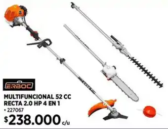 Construmart MULTIFUNCIONAL 52 CC RECTA 2.0 HP 4 EN 1 oferta
