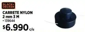 Construmart BLACK+ DECKER CARRETE NYLON 2 mm 3 M oferta