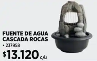 Construmart FUENTE DE AGUA CASCADA ROCAS oferta