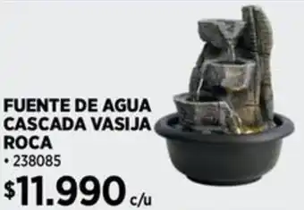 Construmart FUENTE DE AGUA CASCADA VASIJA ROCA oferta