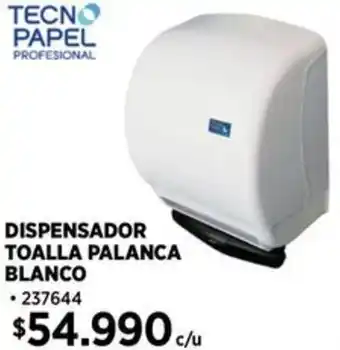 Construmart TECNO PAPEL DISPENSADOR TOALLA PALANCA BLANCO oferta