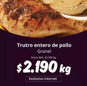 Unimarc Trutro entero de pollo Granel oferta