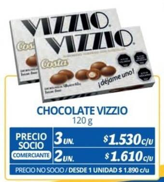 Alvi CHOCOLATE VIZZIO 120 g x 3 un. oferta